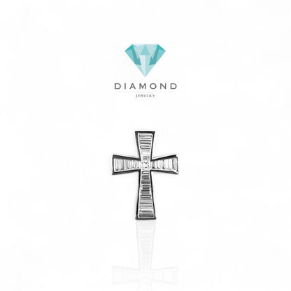 Baguette Diamond Cross Pendant