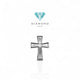 Baguette Diamond Cross Pendant
