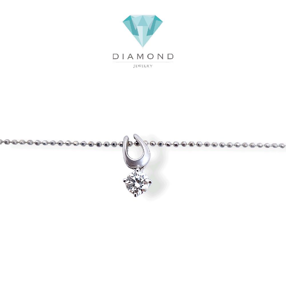Solitaire Diamond Pendant 18K / Kalung Berlian Solitaire 18K / Diamond Jewelry / 1LB1090PP