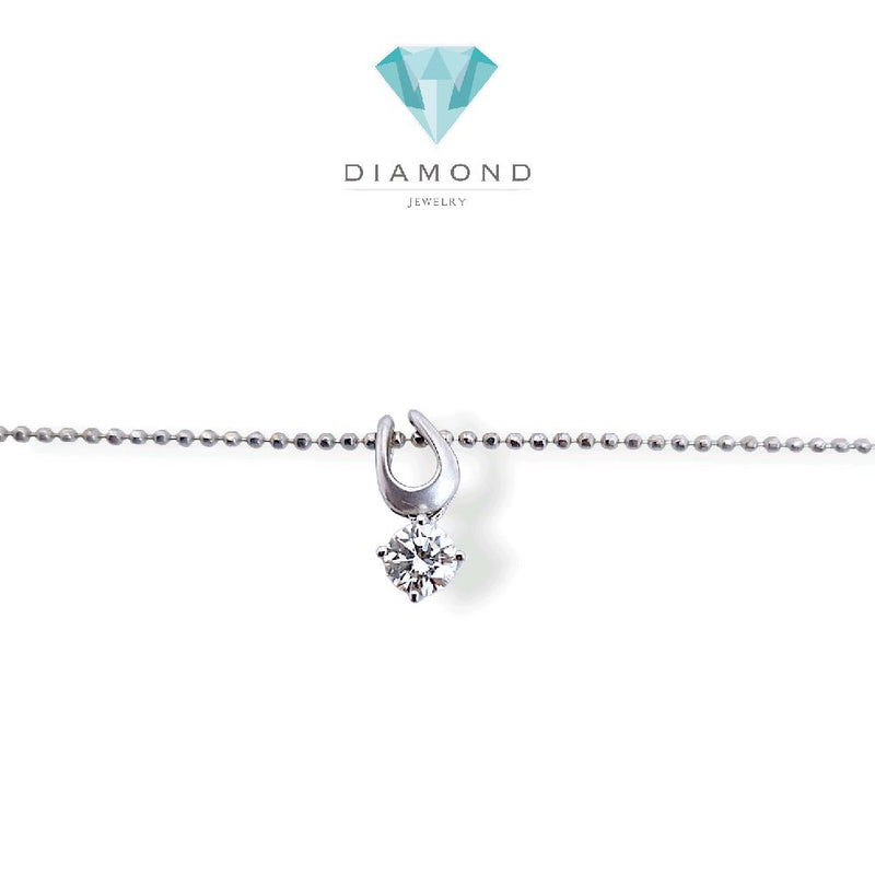 Solitaire Diamond Pendant 18K / Kalung Berlian Solitaire 18K / Diamond Jewelry / 1LB1090PP