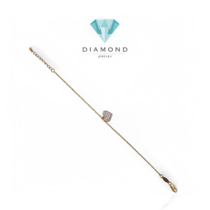 Gelang Love Hati Emas 700K-Diamond Jewelry-420GMS261LS-HT