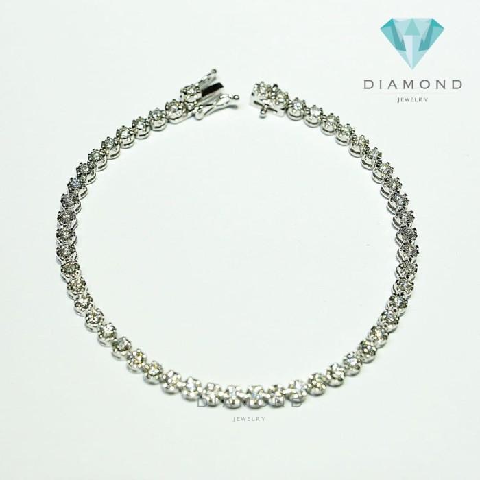 Diamond Bracelet - Gelang Berlian - Diamond Jewelry - White 03030423
