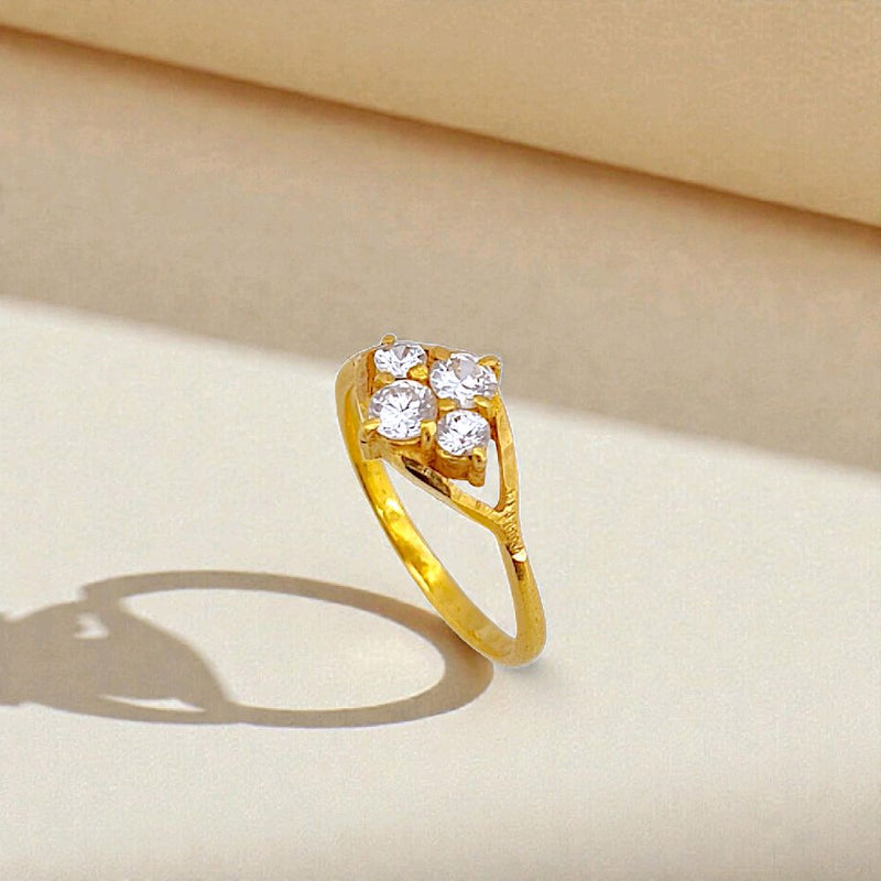 Flower Gold Ring 23K / Cincin Emas Bunga 23K / 97CMSWP3