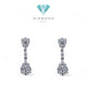 Tear Drop Diamond Earring 18K / Diamond Jewelry