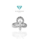 Cincin bunga berlian 18k diamond jewelry