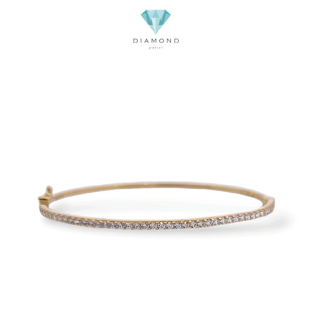 Tennis Zircon Gold Bangle 16K / Gelang Emas model Tennis sirkon 16K / Diamond Jewelry / 471GMS430LS
