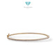 Tennis Zircon Gold Bangle 16K / Gelang Emas model Tennis sirkon 16K / Diamond Jewelry / 471GMS430LS