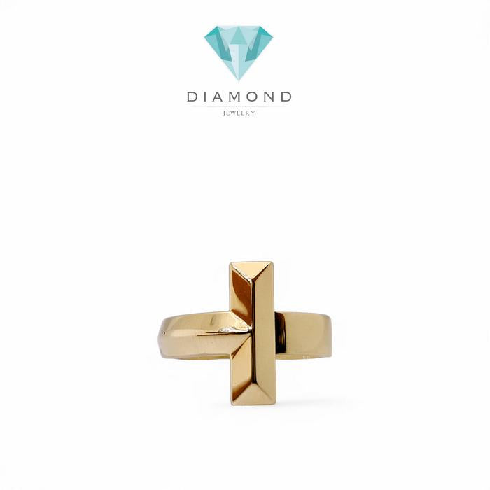 T1 Ring Couple Gold 18K/Cincin Emas T1 Couple / Diamond Jewelry-375CBD873RY/374CBD463RY-HT
