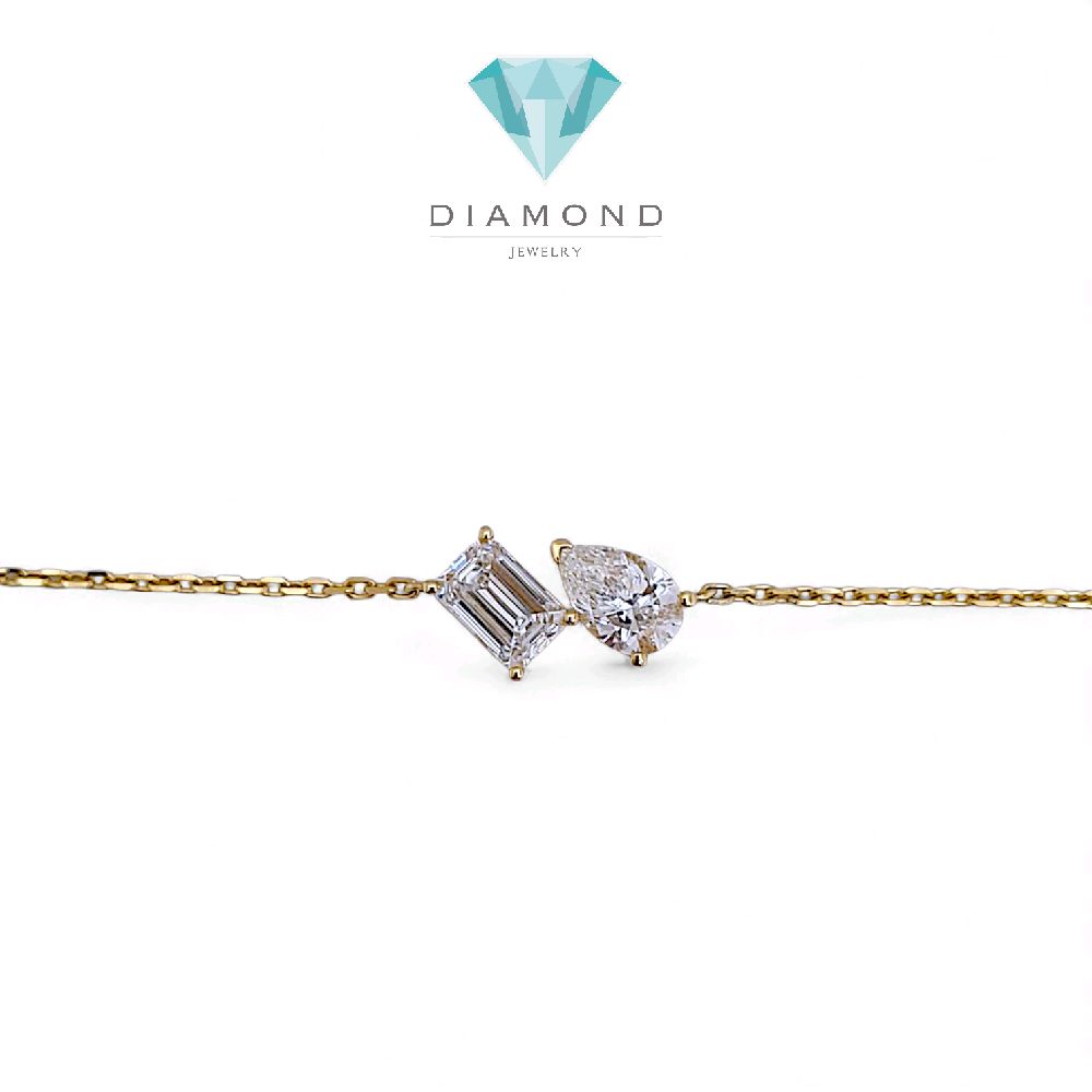 Totmoi Diamond Lab Grown Bracelet 14K / Gelang Berlian Totmoi 14K / Diamond Jewelry 2GBLGG400LS HT