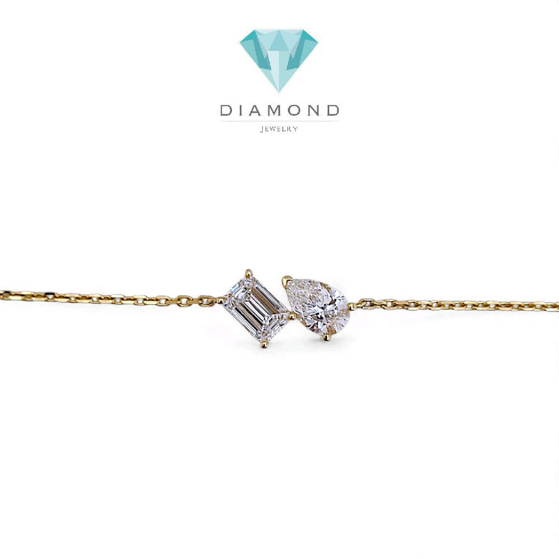Totmoi Diamond Lab Grown Bracelet 14K / Gelang Berlian Totmoi 14K / Diamond Jewelry 2GBLGG400LS HT