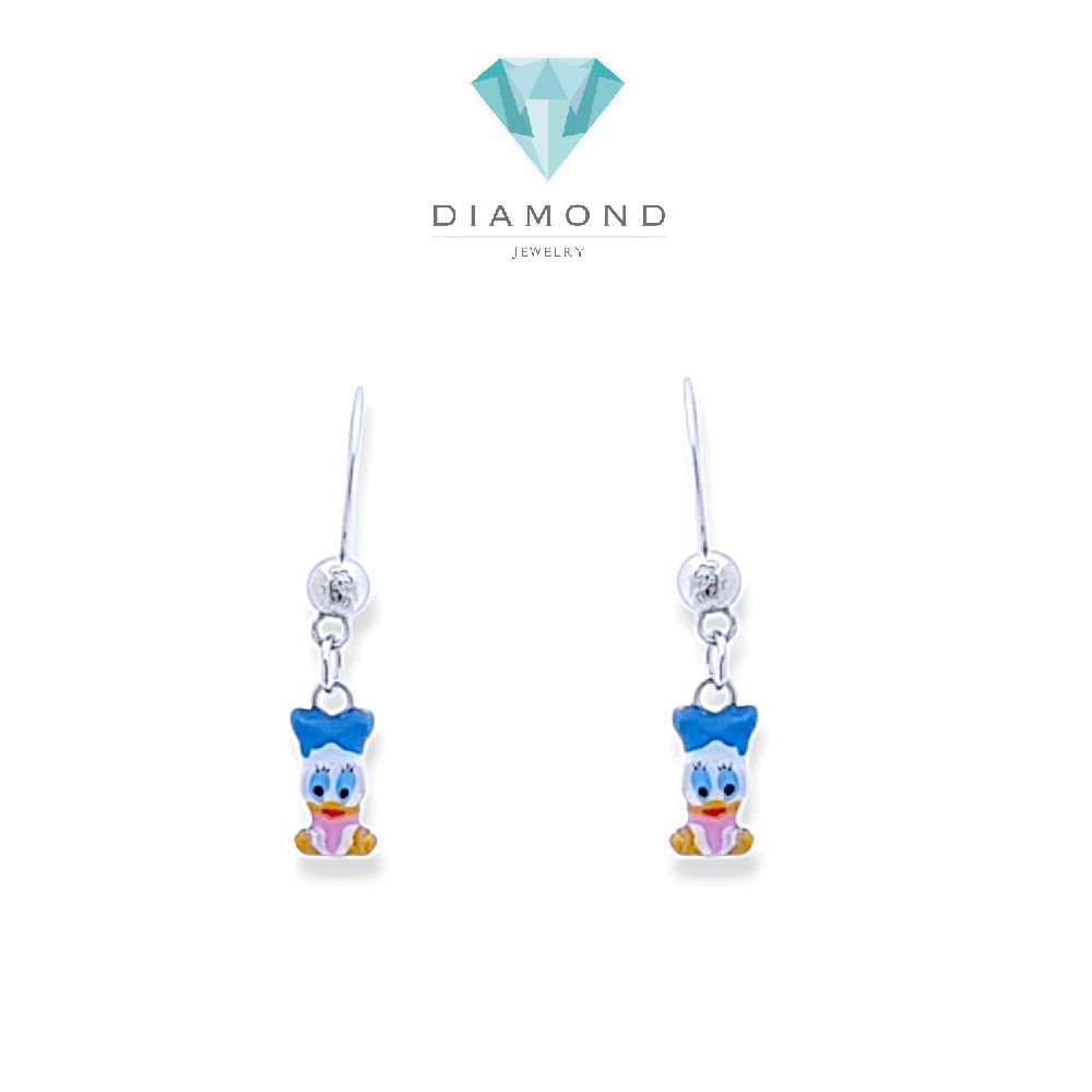 Hoop Daisy Duck Earrings 18K / Anting Daisy Duck 18K / 336AMSLS1