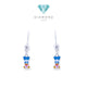Hoop Daisy Duck Earrings 18K / Anting Daisy Duck 18K / 336AMSLS1