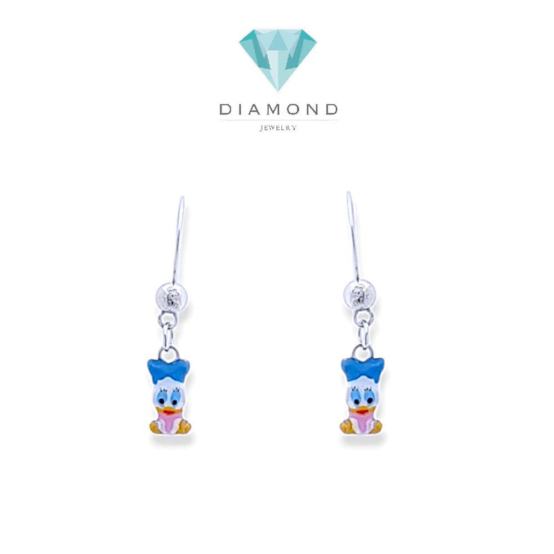 Hoop Daisy Duck Earrings 18K / Anting Daisy Duck 18K / 336AMSLS1