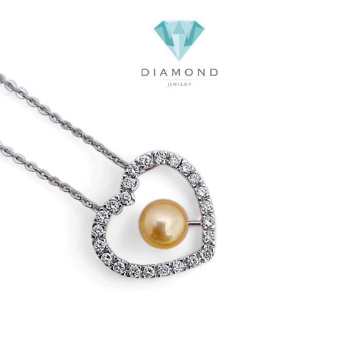 Liontin Love Pearl Diamond 18K / Diamond Jewelry 1LMGT5100WP-(1100HT)