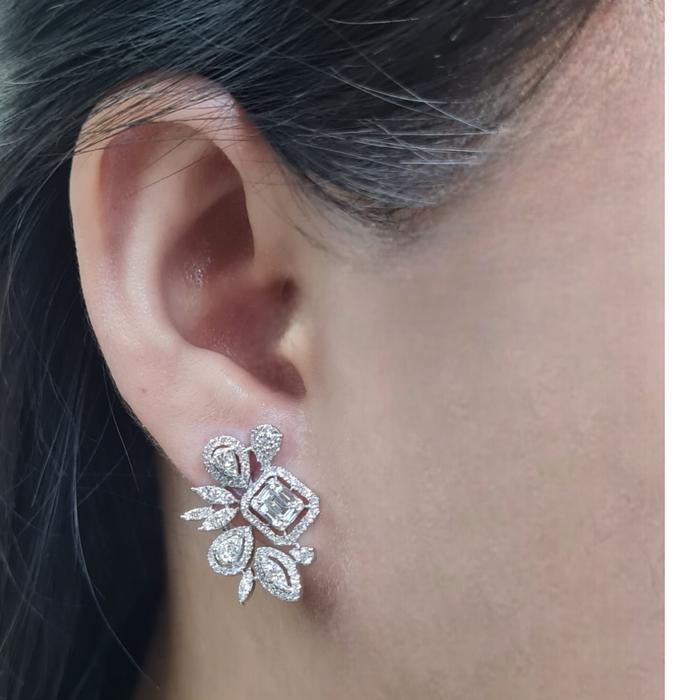 Diamond Earrings Multishape / Anting Berlian / Diamond Jewelry-25AB8565SD-HT