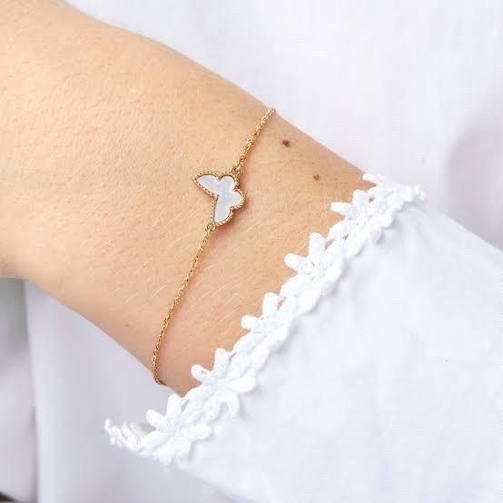 butterlfy clover  MOP sweet alhambra 18 K gold Diamond Jewelry