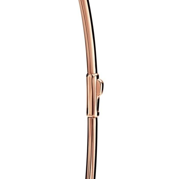 Knot choker necklace 18k rose gold-Diamond jewelry