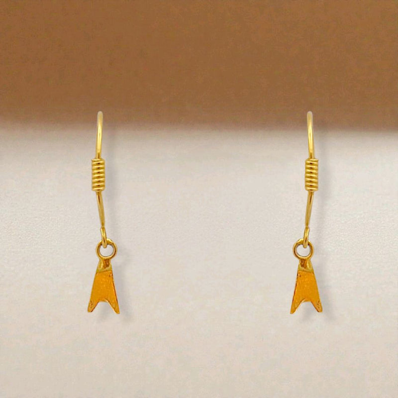 Hoop Gold Earring 23K / Anting Emas Hoop 23K / 347AMSWP1