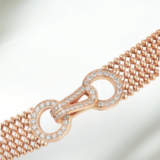Agrave bracelet crt rose gold 18k-Diamond Jewelry