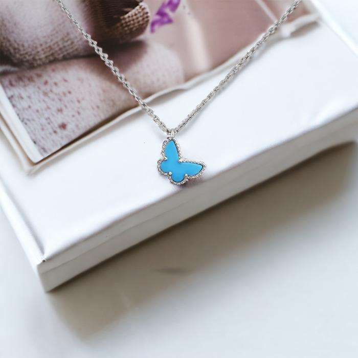 Butterfly turqoise sweet vc necklace/bracelet-Diamond Jewelry