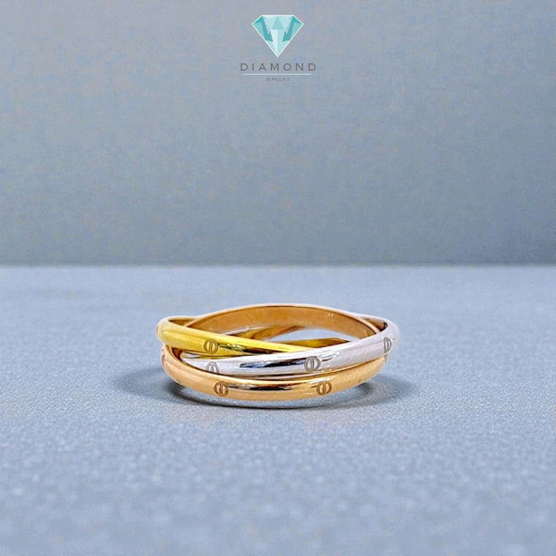 Trinity Gold Ring 16K / Cincin Emas Trinity 16K / Dimond Jewelry / 438CMS201LS