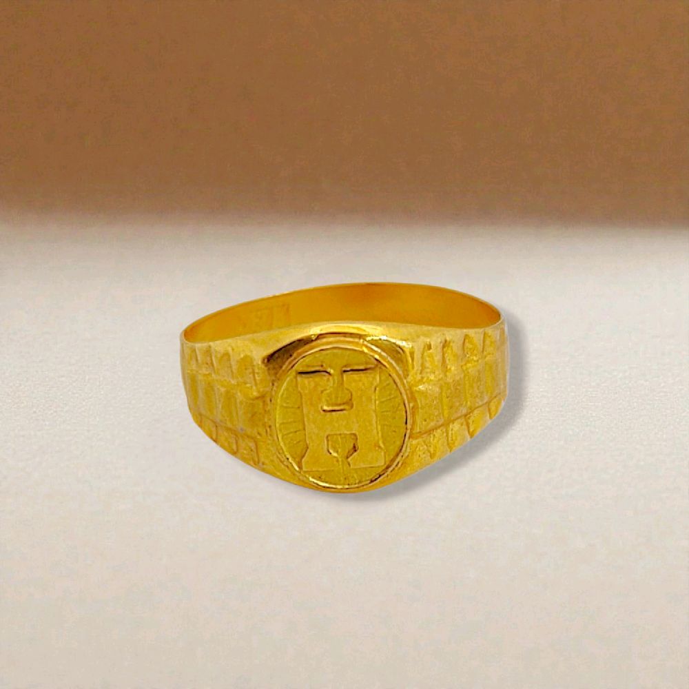 H Gold Ring Baby 23K / Cincin Emas H 23K / 117CMSWP1