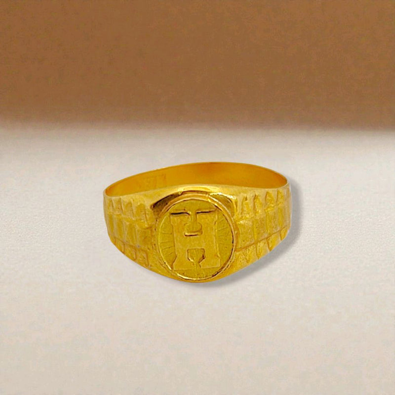 H Gold Ring Baby 23K / Cincin Emas H 23K / 117CMSWP1