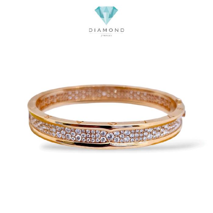 Bvlgari Zero 1 Rock Bangle 18K / Diamond Jewelry / GBD865000ABLS