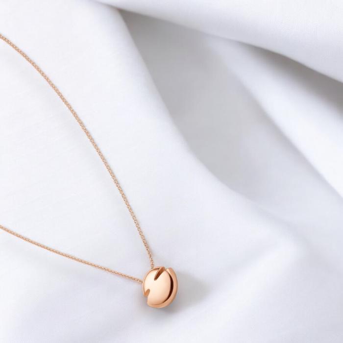 BVL Cabochon Necklace 18k gold/ Diamond Jewelry