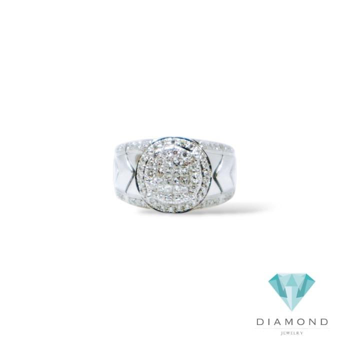 Round Diamond Mens Ring Diamond Jewelry
