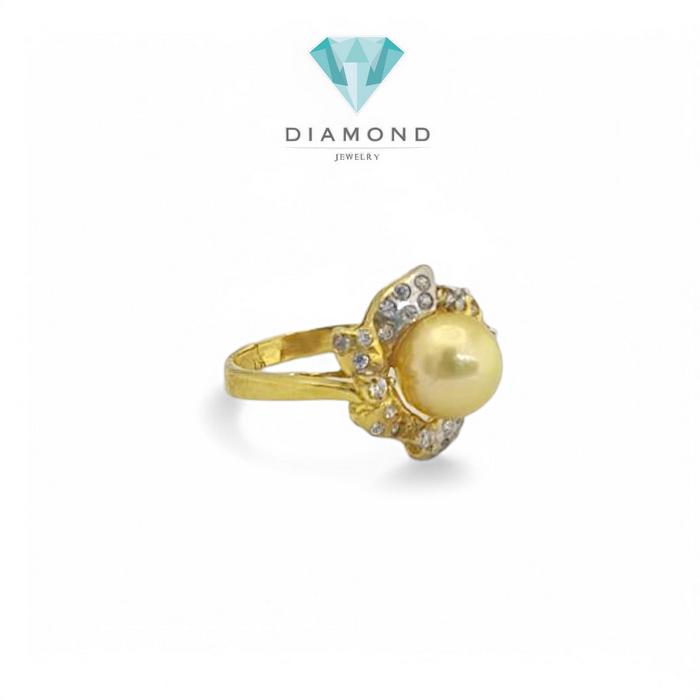 Cincin Mas Mutiara 23K-Diamond Jewelry