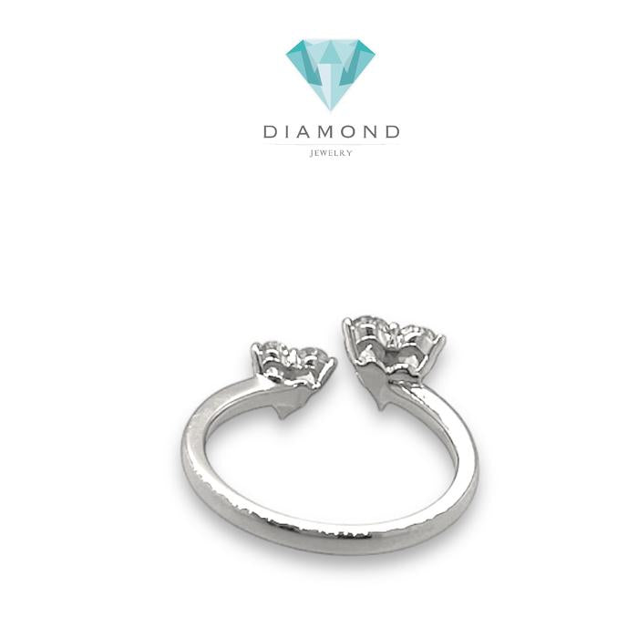 Duo Heart Ring / Cincin Berlian Model Love Diamond Jewelry-11CBGT43000LS-HT