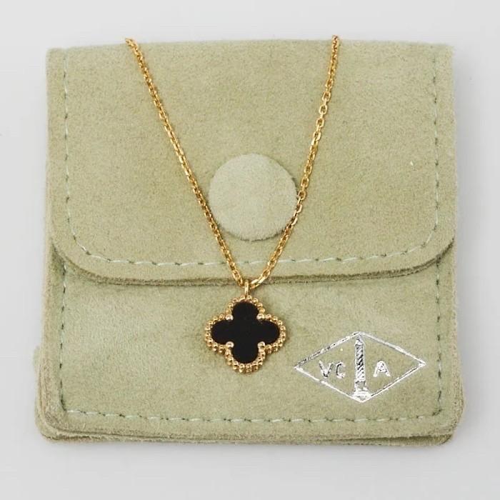 Sweet alhambra vc earing-necklace onyx Diamond Jewelry