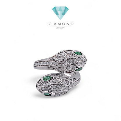 Serpenti Diamond Ring 18K / Diamond Jewelry