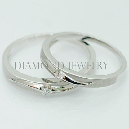 Cincin Kawin/Wedding Ring - Diamond Jewelry Two Tone 01020856/01020857