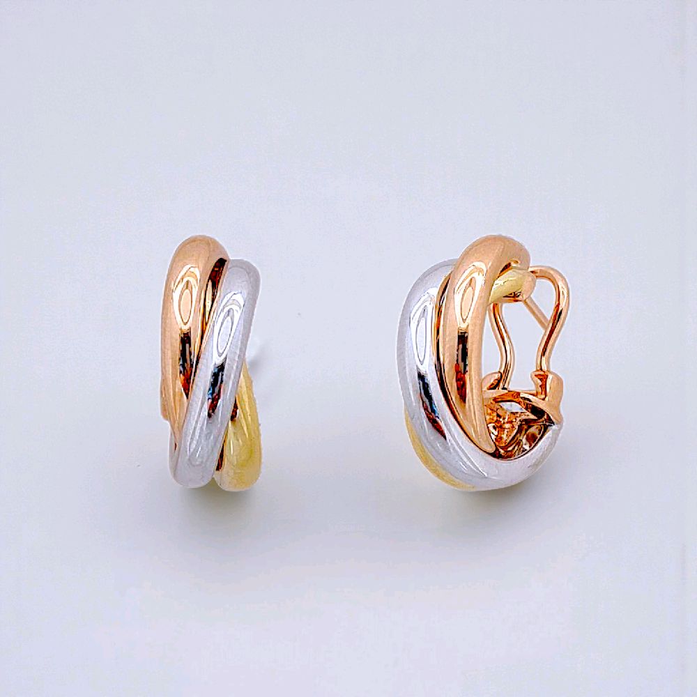 Trinity Large Earring 18K / Anting Trinity Besar 18K / Diamond Jewelry 396ABD970RY-HT