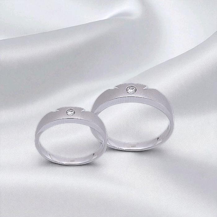 Wedding Diamond Ring Dove 18K / Cincin Nikah Berlian Dove 18K / Diamond Jewelry 63CBNKH4902WPLS - 64CBNKH4408WPLS