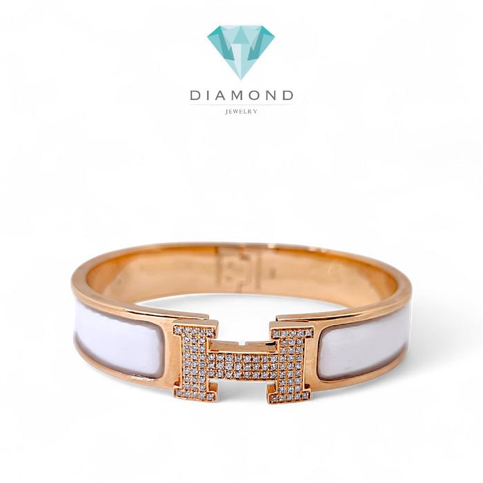 Clic H Bangle / Diamond Jewelry