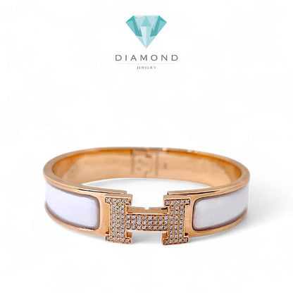 Clic H Bangle / Diamond Jewelry
