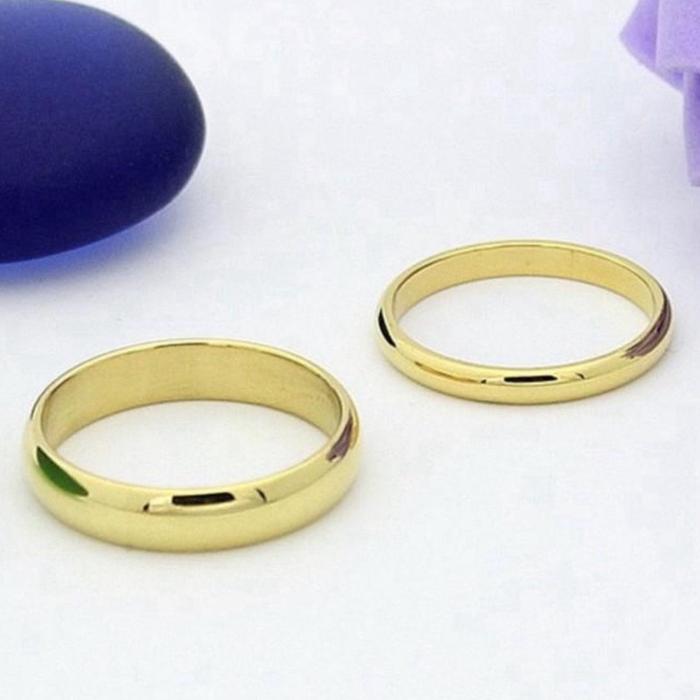 Cincin couple emas polos 18 K Diamond Jewelry