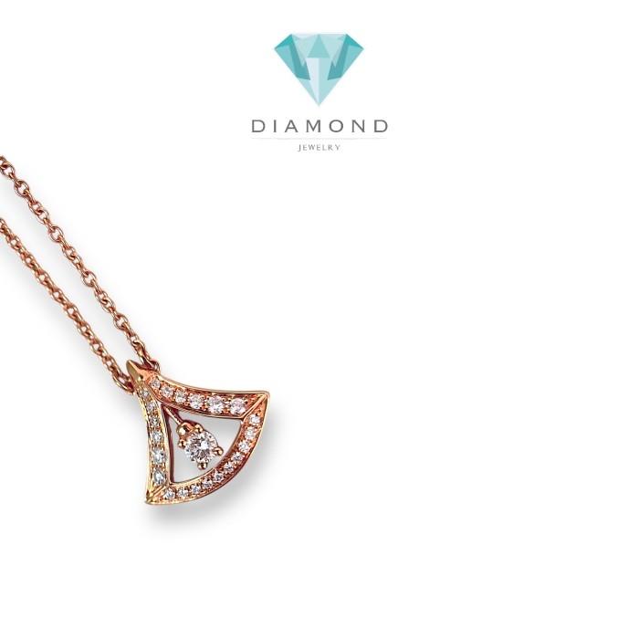 Diva's Dream Pave Necklace / Diamond Jewelry-4KBD3357DM