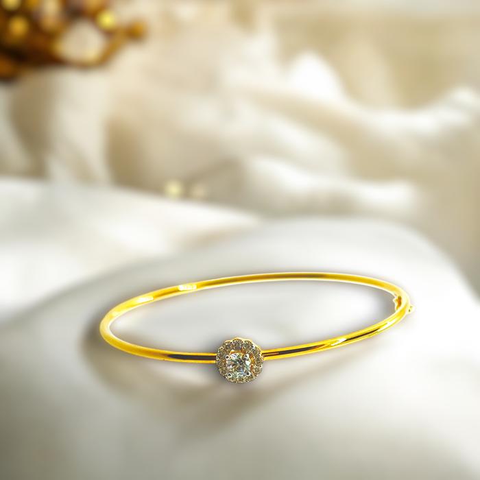 Flower Bracelet Gold/ Gelang Bunga Emas 700K-418GMS433LS-HT