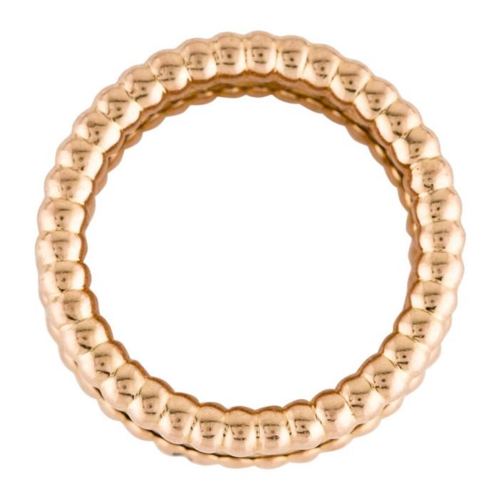 Perlee pave diamond vc 18k rose gold-Diamons Jewelry