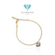 Gelang Love Hati mas 700K-Diamond Jewelry