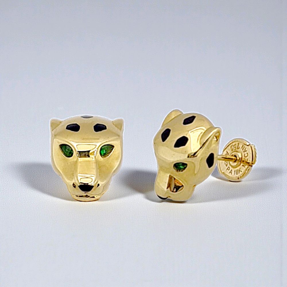 Panther Earring 18K / Anting Panther 18K / Diamond Jewelry 399ABD723RY - HT
