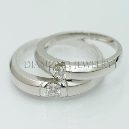Cincin Kawin/Wedding Ring - Diamond Jewelry Two Tone 01020770/01020771