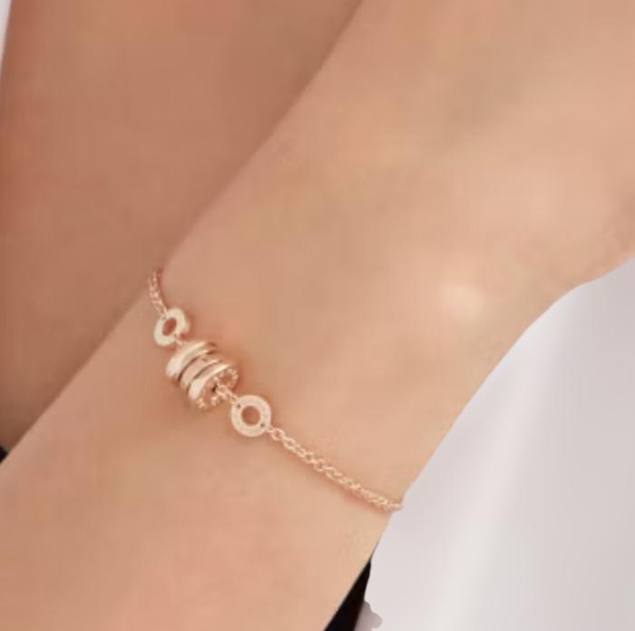 Gold Zero Bracelet 18K/Gelang Emas Zero 18K -Diamond Jewelry-152GMSSM613RY-HT