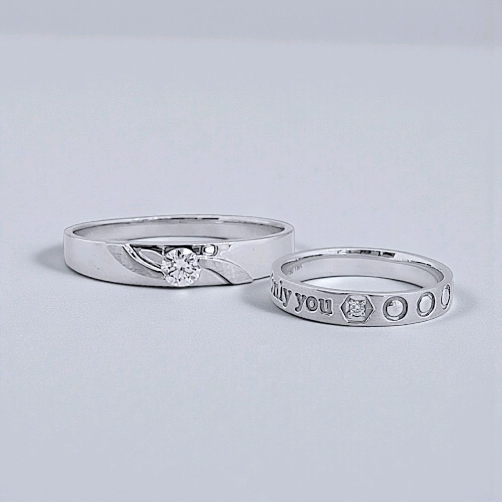 Only You Wedding Diamond Ring 18K / Cincin Kawin Berlian Only You 18K / Diamond Jewelry 81CBNKH7106WPLS - 83CBGT250WPLS1