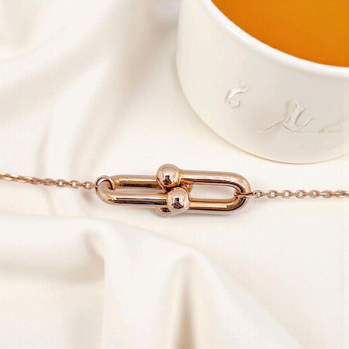 Hardwear Medium Necklace 18K / Kalung Rantai Sedang 18K / Diamond Jewelry 18KBD770RB-HT