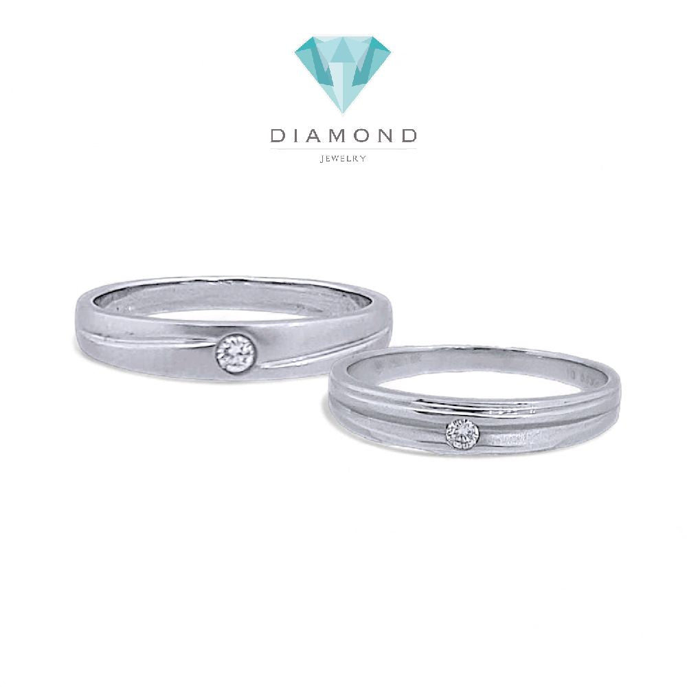 Wedding Diamond Ring Solitaire 18K / Cincin Kawin Berlian Solitaire 18K / Diamond Jewelry 75CBNKH4066WPLS - 76CBNKH5168WPLS - HT